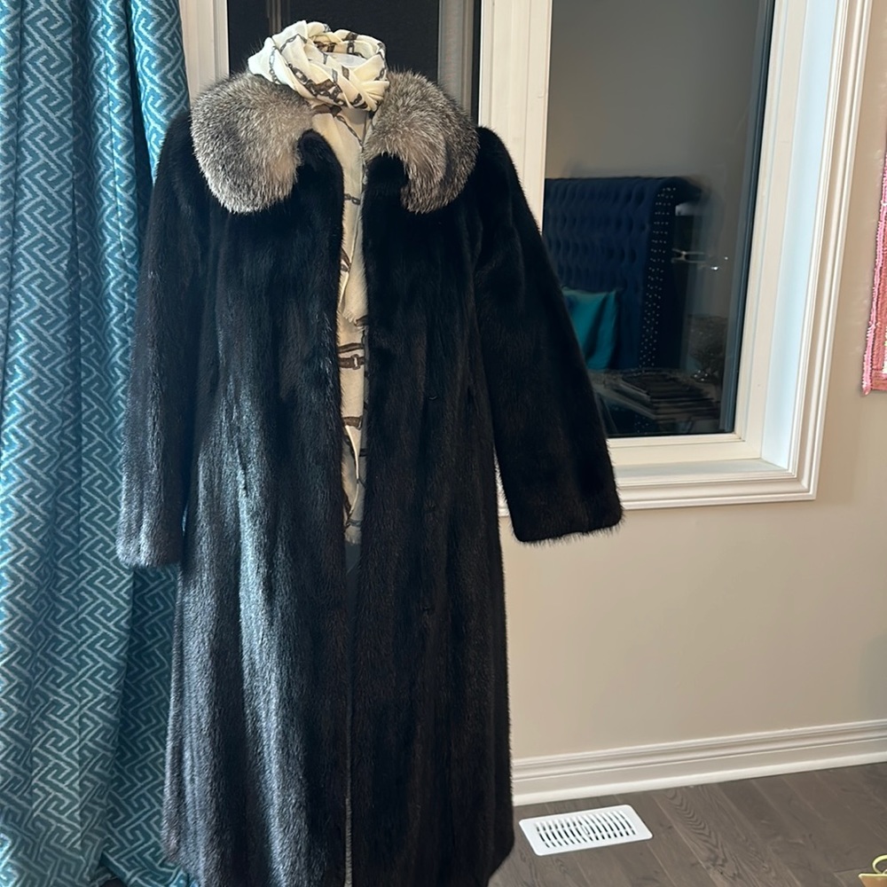 Ladies full length mink coat
